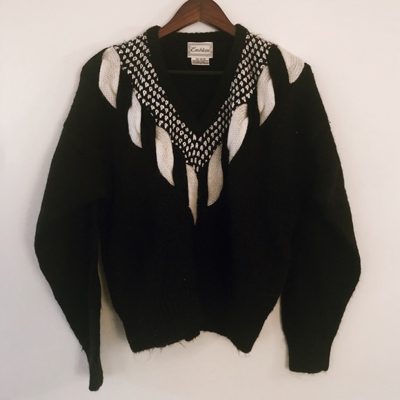 Vintage 80’s Knit Sweater - Picture 1 of 4